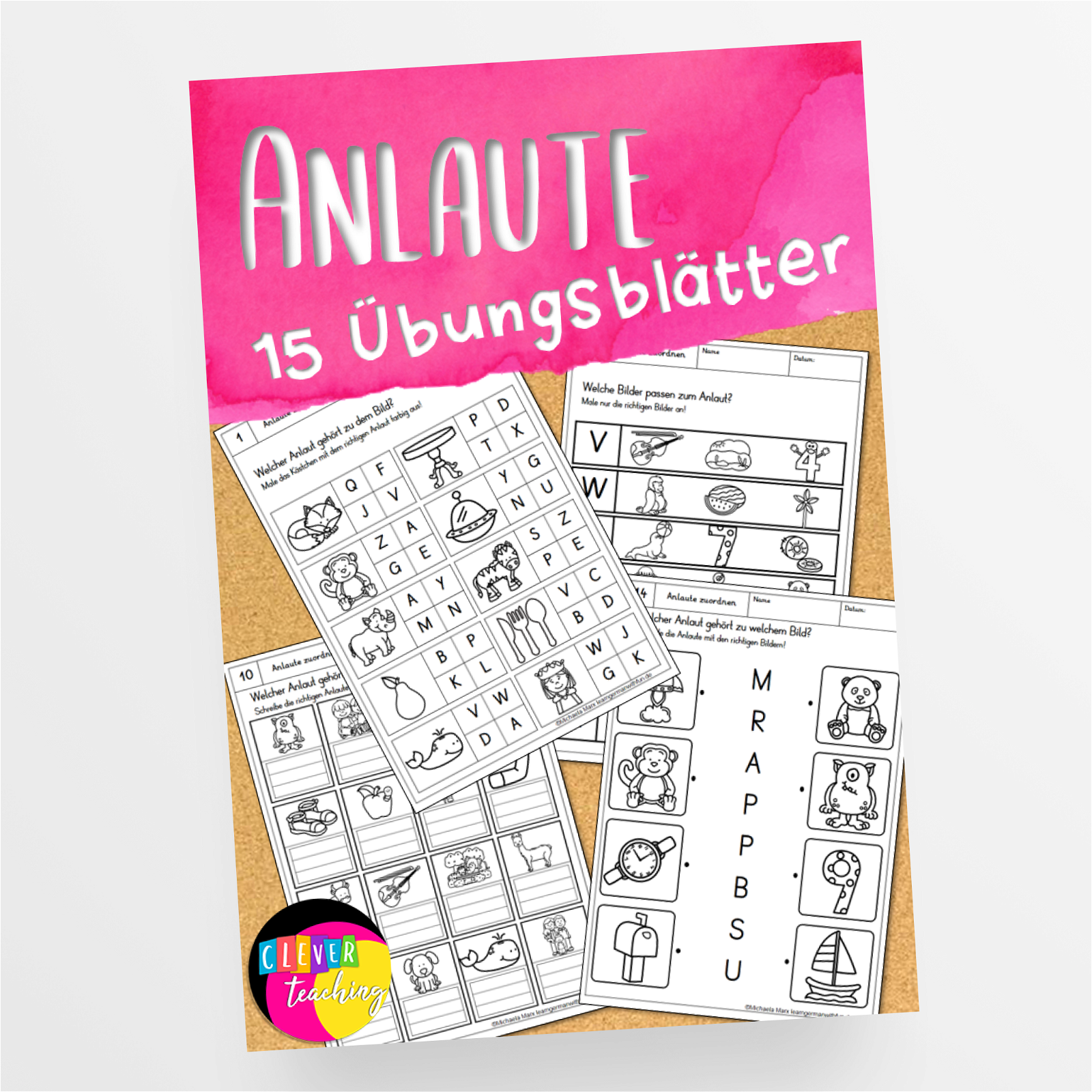 Anlaute Übungsblätter Sammlung – StudyHelp Lehrmaterial