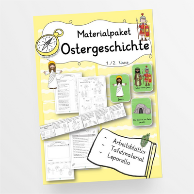 Materialpaket Ostergeschichte Klasse 1/2 Ethik Ostern - StudyHelp Lehrmaterial