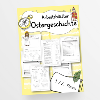 Arbeitsblätter Ostergeschichte Ethik Religion Klasse 1/2 Ostern - StudyHelp Lehrmaterial 