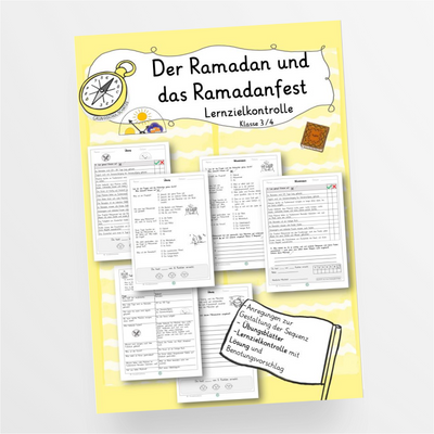 Lernzielkontrolle Ethik Ramadan und Ramadanfest (Zuckerfest) Klasse 3/4 - StudyHelp Lehrmaterial 