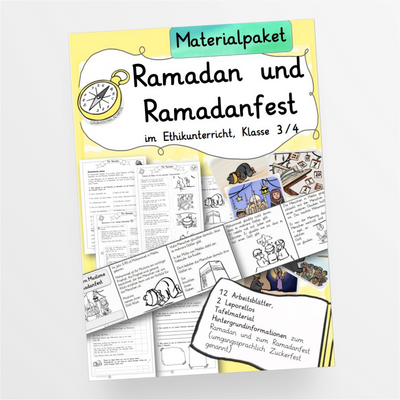 Materialpaket Ramadan und Ramadanfest (Zuckerfest) Klasse 3/4 - StudyHelp Lehrmaterial 