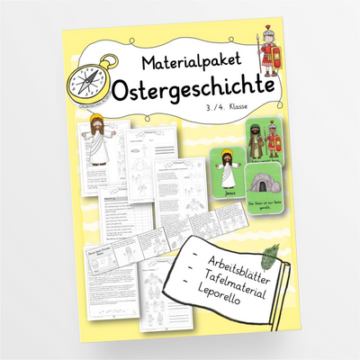 Materialpaket Ostergeschichte Klasse 3/4 Ethik Ostern - StudyHelp Lehrmaterial 