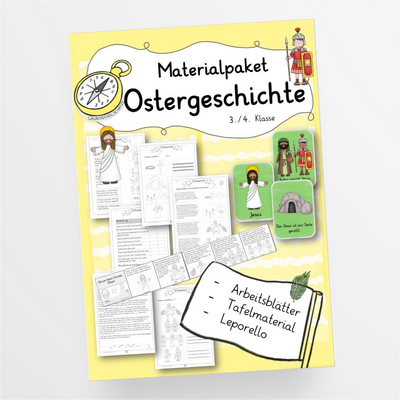 Materialpaket Ostergeschichte Klasse 3/4 Ethik Ostern - StudyHelp Lehrmaterial