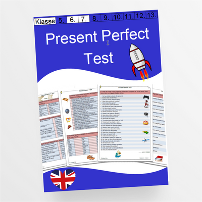 Englischtest / Klassenarbeit zum Present Perfect für die 6. / 7. Klasse mit Lösungen - StudyHelp Lehrmaterial 