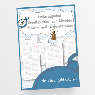 Arbeitsblätter zur Division mit Einer- und Zehnerzahlen - StudyHelp Lehrmaterial 