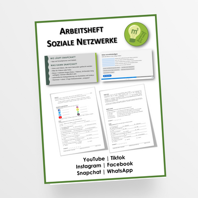 Arbeitsheft Informatik Thema "Soziale Netzwerke"  für die 5.-13. Klasse - StudyHelp Lehrmaterial 