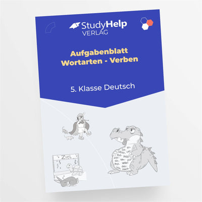 Aufgabenblatt Deutsch: Wortarten - Verben für die 5. Klasse - StudyHelp Lehrmaterial 