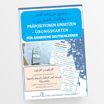 DaF / DaZ Arabisch: Präpositionen - Übungskarten - StudyHelp Lehrmaterial 