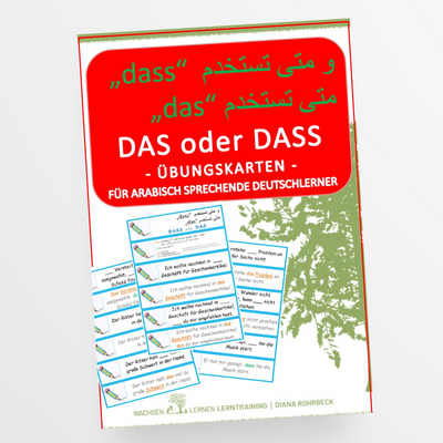 DaF / DaZ Arabisch: "das" oder "dass" - Übungskarten - StudyHelp Lehrmaterial 