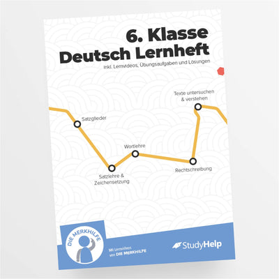 Deutsch Lernheft 6. Klasse - StudyHelp Lehrmaterial 