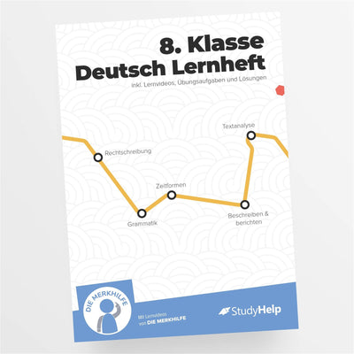 Deutsch Lernheft 8. Klasse - StudyHelp Lehrmaterial 