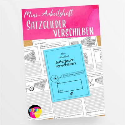 Deutsch Mini-Arbeitsheft Satzglieder verschieben - StudyHelp Lehrmaterial 
