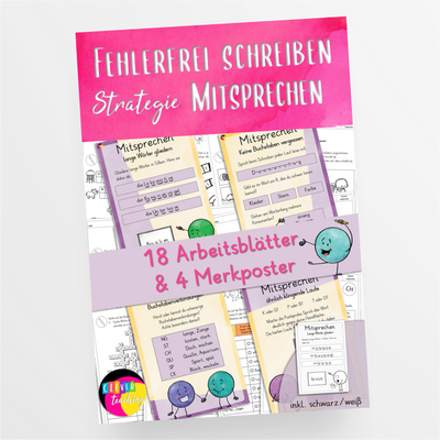 Deutsch Rechtschreibstrategie "Mitsprechen" - StudyHelp Lehrmaterial 