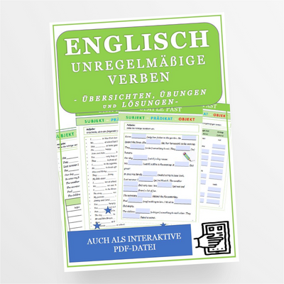 Englisch: unregelmäßige Verben - interaktiv - StudyHelp Lehrmaterial 