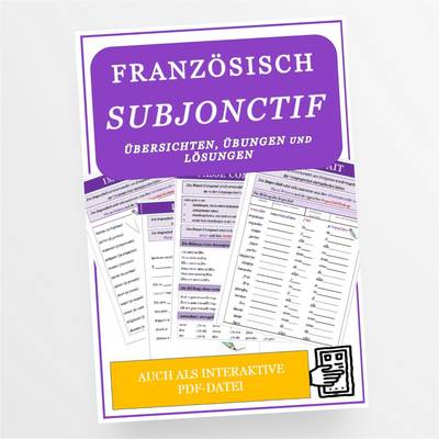 Französisch: Subjonctif - interaktiv - StudyHelp Lehrmaterial 