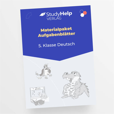 Materialpaket Aufgabenblätter Deutsch 5. Klasse - StudyHelp Lehrmaterial 