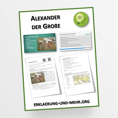 Materialpaket Geschichte Thema "Alexander der Große" für die 6.-8. Klasse - StudyHelp Lehrmaterial 
