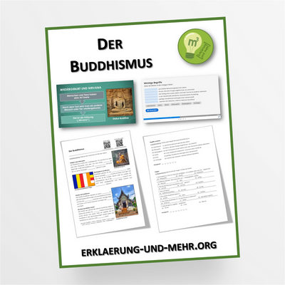 Materialpaket Geschichte Thema "Buddhismus" für die 6.-8. Klasse - StudyHelp Lehrmaterial 