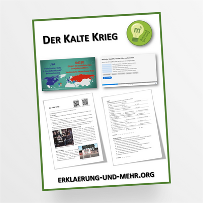 Materialpaket Geschichte Thema "Der Kalte Krieg" für die 8.-13. Klasse - StudyHelp Lehrmaterial 
