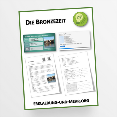 Materialpaket Geschichte Thema "Die Bronzezeit" für die 6.-8. Klasse - StudyHelp Lehrmaterial 