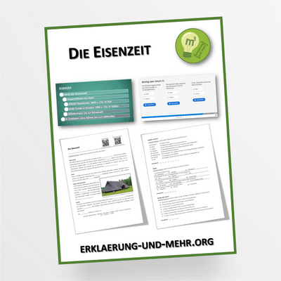 Materialpaket Geschichte Thema "Die Eisenzeit" für die 6.-8. Klasse - StudyHelp Lehrmaterial 