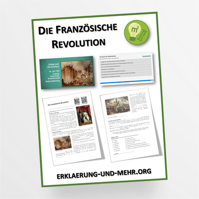 Materialpaket Geschichte Thema "Die Französische Revolution" für die 6.-8. Klasse - StudyHelp Lehrmaterial 