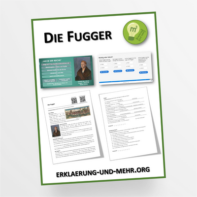 Materialpaket Geschichte Thema "Die Fugger" für die 7.-8. Klasse - StudyHelp Lehrmaterial 
