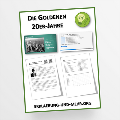 Materialpaket Geschichte Thema " Die Goldenen 20er-Jahre" für die 7.-8. Klasse - StudyHelp Lehrmaterial 