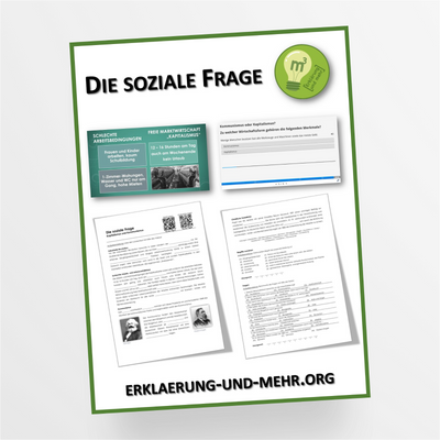 Materialpaket Geschichte Thema "Die soziale Frage" für die 7.-8. Klasse - StudyHelp Lehrmaterial 