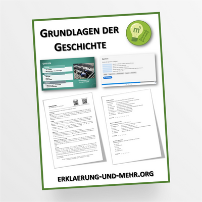 Materialpaket Geschichte Thema "Geschichte Grundlagen" für die 6.-8. Klasse - StudyHelp Lehrmaterial 