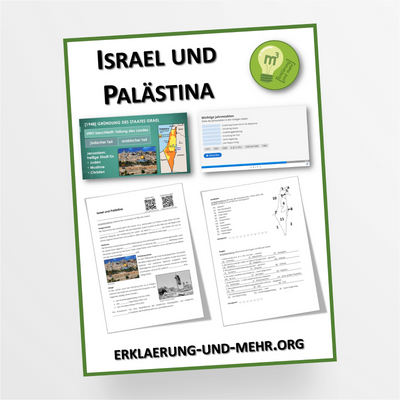 Materialpaket Geschichte Thema "Israel und Palästina" für die 7.-9. Klasse - StudyHelp Lehrmaterial 