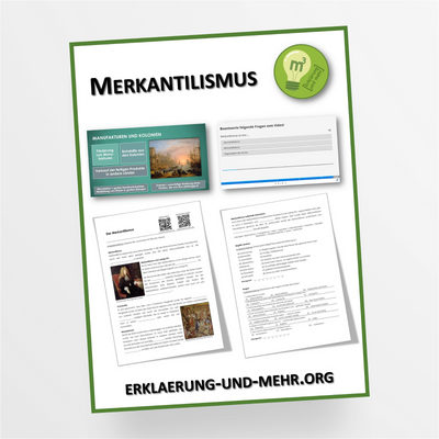 Materialpaket Geschichte Thema "Merkantilismus" für die 7.-8. Klasse - StudyHelp Lehrmaterial 
