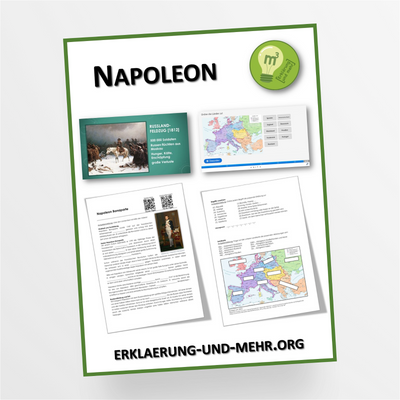 Materialpaket Geschichte Thema "Napoleon" für die 8.-13. Klasse - StudyHelp Lehrmaterial 