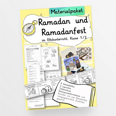 Materialpaket Ramadan und Ramadanfest (Zuckerfest) Klasse 1 2 - StudyHelp Lehrmaterial 