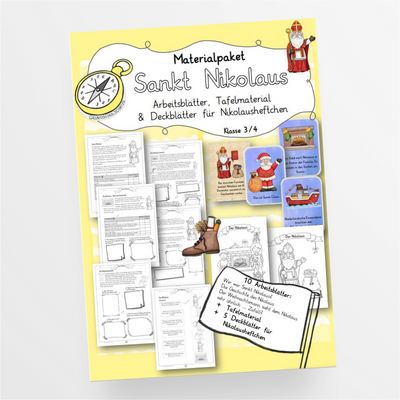 Materialpaket Sankt Nikolaus Klasse 3 4 Ethik - StudyHelp Lehrmaterial 