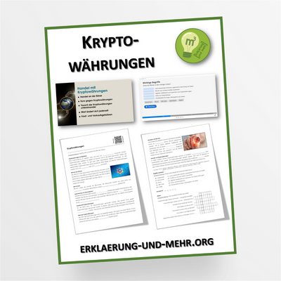 Materialpaket Wirtschaft Thema "Kryptowährungen" für die 8.-9. Klasse - StudyHelp Lehrmaterial 