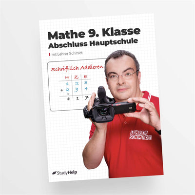 Mathe Hauptschulabschluss (9. Klasse) by Lehrer Schmidt - StudyHelp Lehrmaterial 