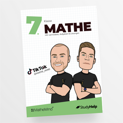 Mathe Lernheft Klasse 7 by MatheMind - StudyHelp Lehrmaterial 