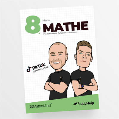 Mathe Lernheft Klasse 8 by MatheMind - StudyHelp Lehrmaterial 
