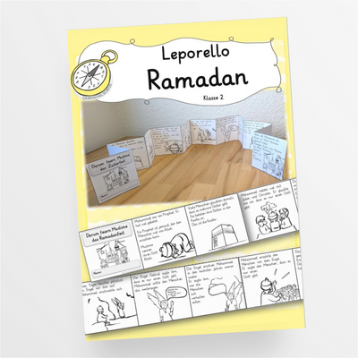 Leporello Ramadan/ Ramadanfest (Zuckerfest) Klasse 2 - StudyHelp Lehrmaterial 