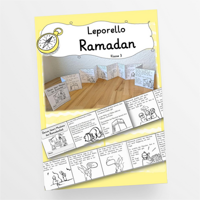 Leporello Ramadan/ Ramadanfest (Zuckerfest) Klasse 3 - StudyHelp Lehrmaterial 