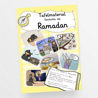 Tafelmaterial Ramadan und Ramadanfest (Zuckerfest) - StudyHelp Lehrmaterial 