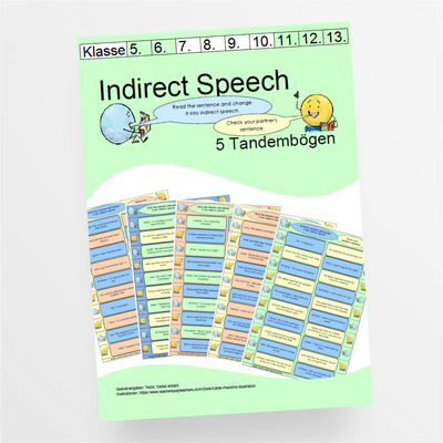 Tandem Activities zu Indirect Speech für die 8. und 9. Klasse - StudyHelp Lehrmaterial 