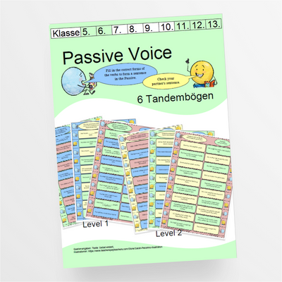 Tandem Activities zu Passive Voice für die 8. und 9. Klasse - StudyHelp Lehrmaterial 