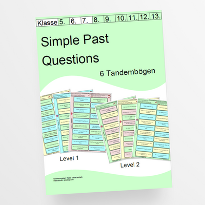 Tandem Activities zu Simple Past Questions für die 6. und 7. Klasse - StudyHelp Lehrmaterial 