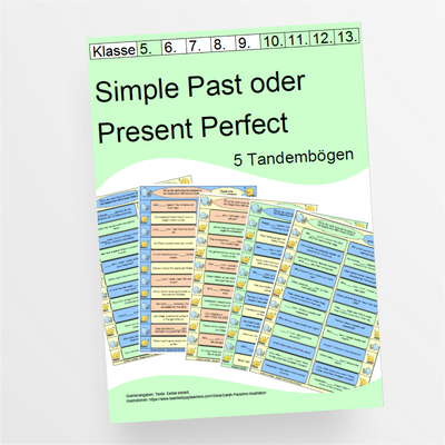 Tandem Activities zu Simple Past oder Present Perfect für die 7. und 8. Klasse - StudyHelp Lehrmaterial 