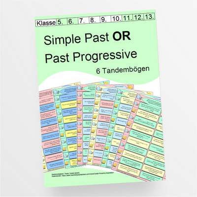 Tandem Activities zu Simple Past or Past Progressive für die 8. und 9. Klasse - StudyHelp Lehrmaterial 