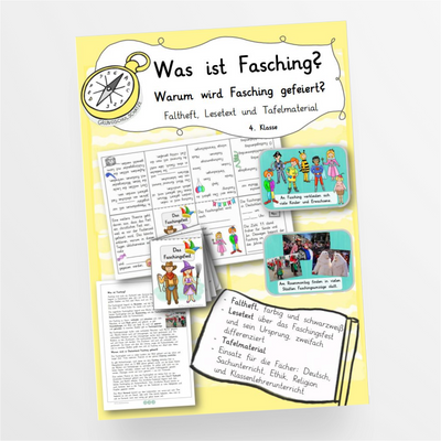 Was ist Fasching? Ethik Deutsch 4. Klasse - StudyHelp Lehrmaterial 