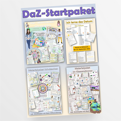 großes Startpaket für den DaZ-Unterricht - StudyHelp Lehrmaterial 